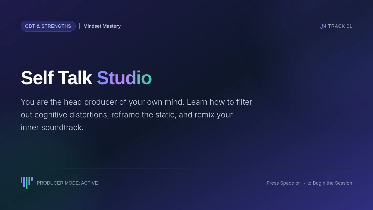 Self Talk Studio Slides
