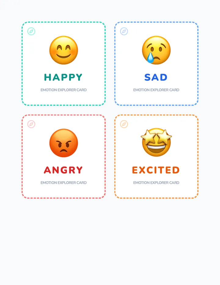 Emotion Discovery Cards