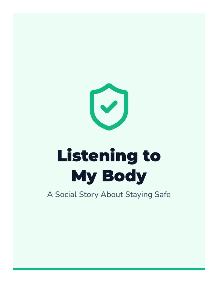 Listening to My Body Social Story
