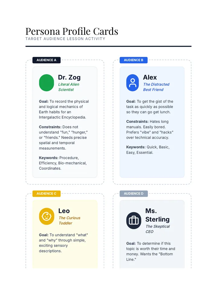 Persona Profile Cards