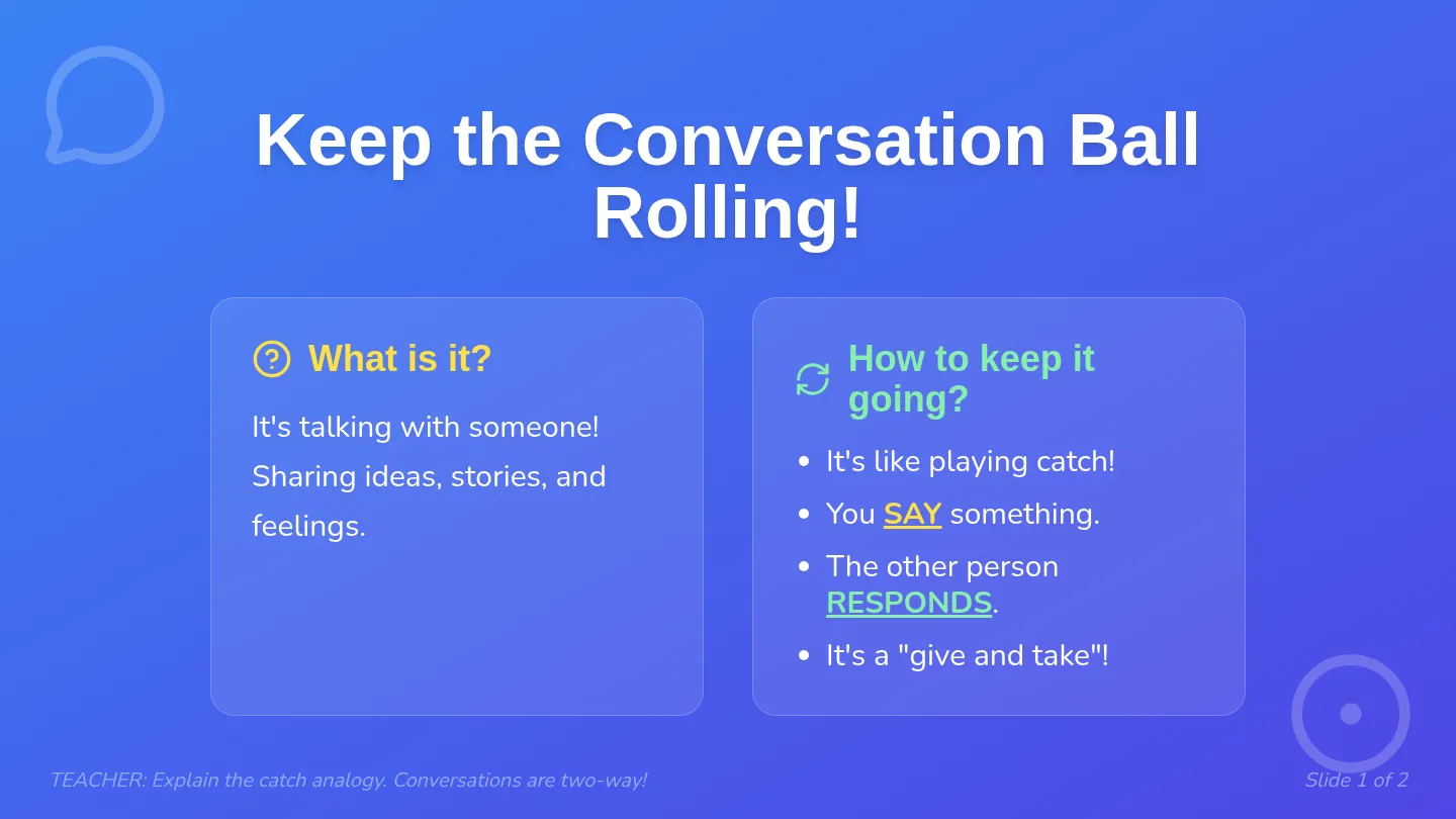 Keep Talking Slide Deck