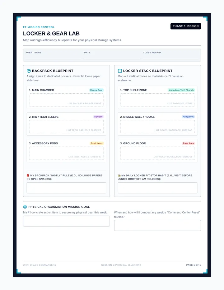 Locker Lab Planner