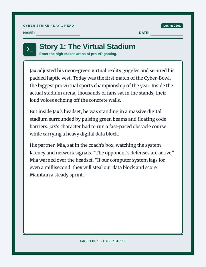 Cyber Strike Workbook