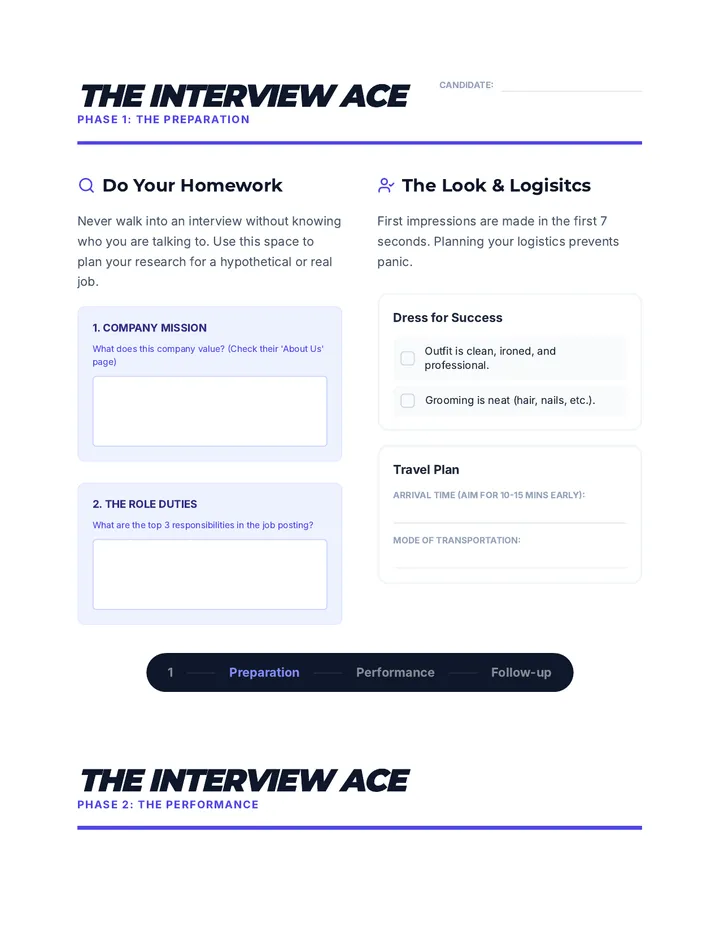 Interview Ace Handout