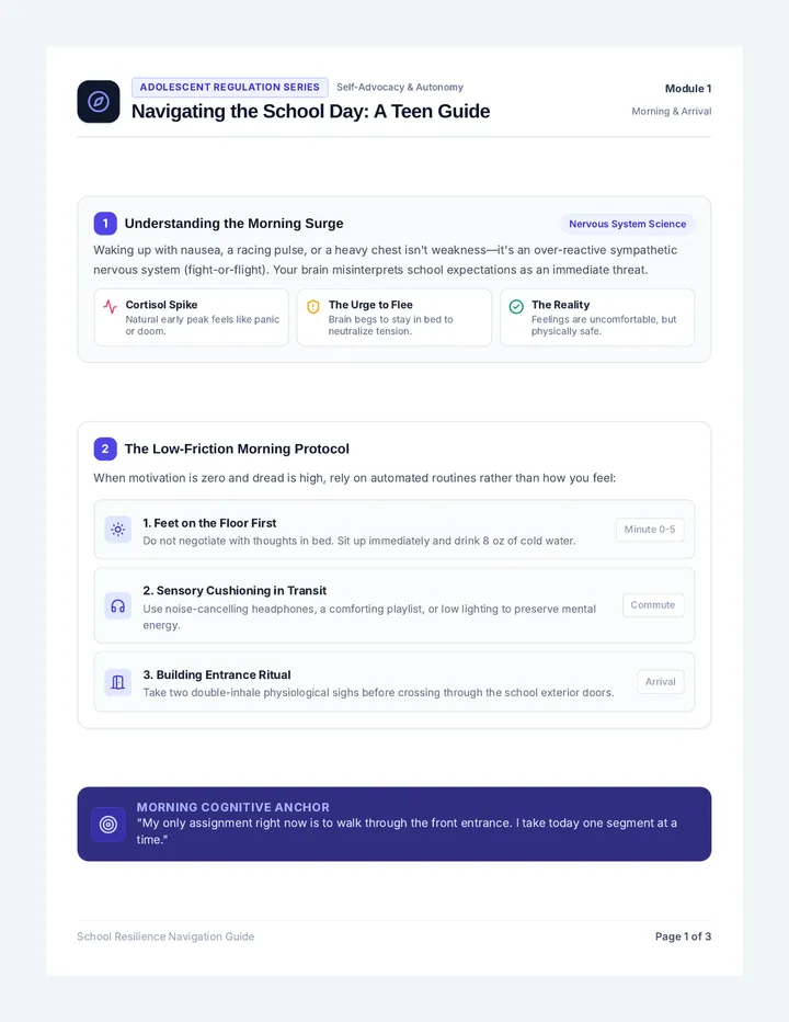 Brave Steps Social Story