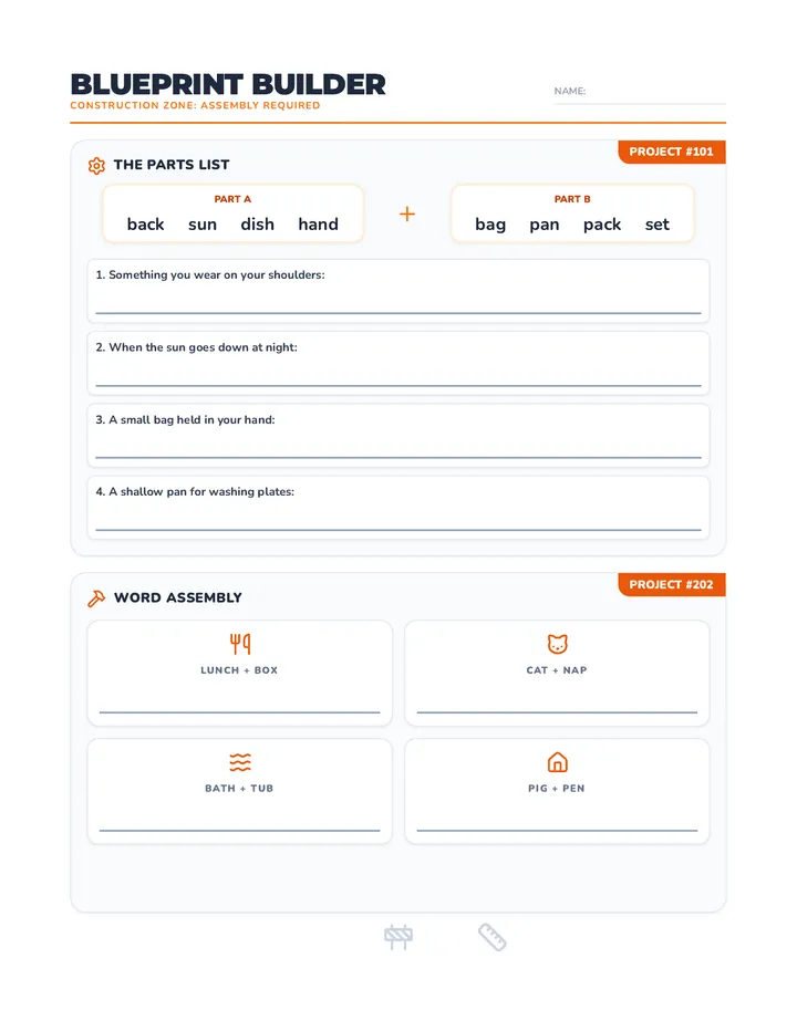 Blueprint Builder Worksheet