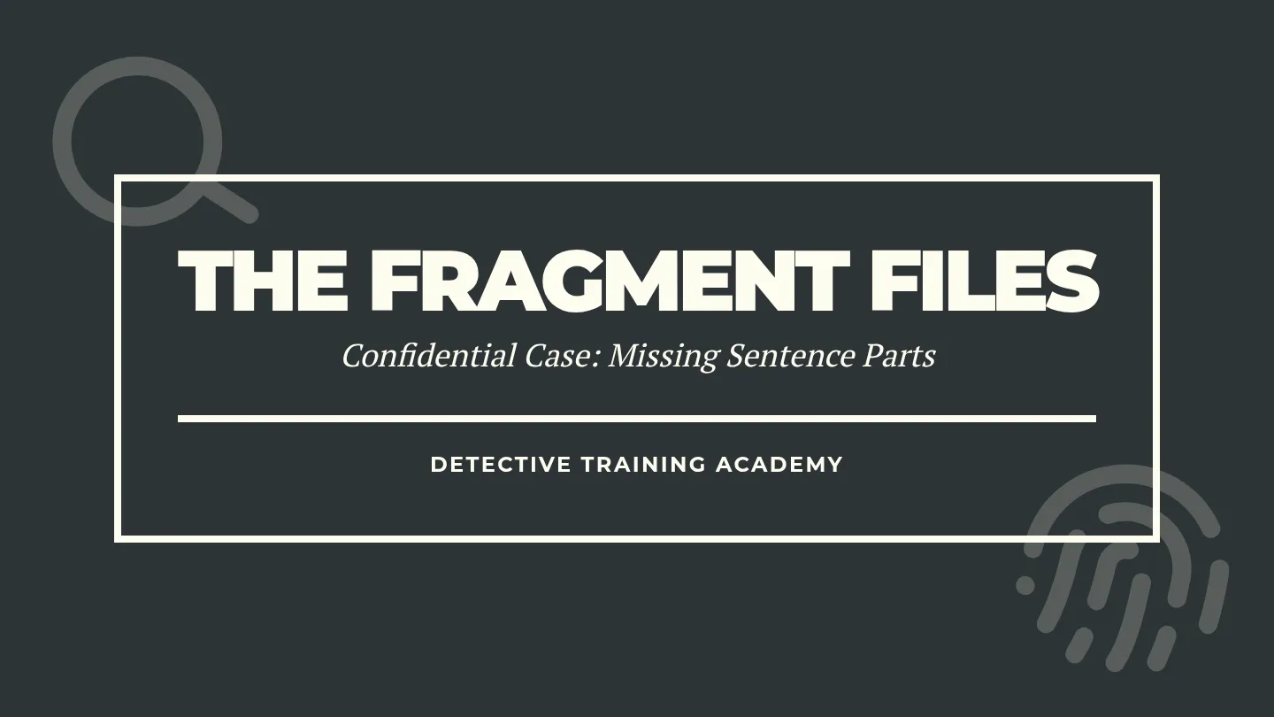 Fragment Fixers Slides