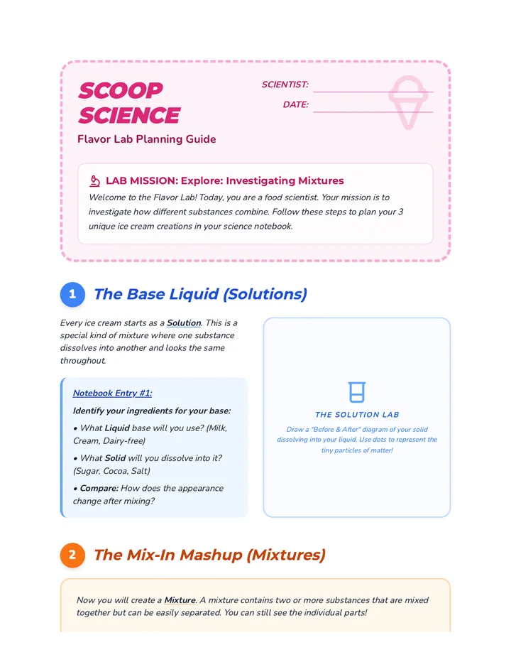 Scoop Science Planner