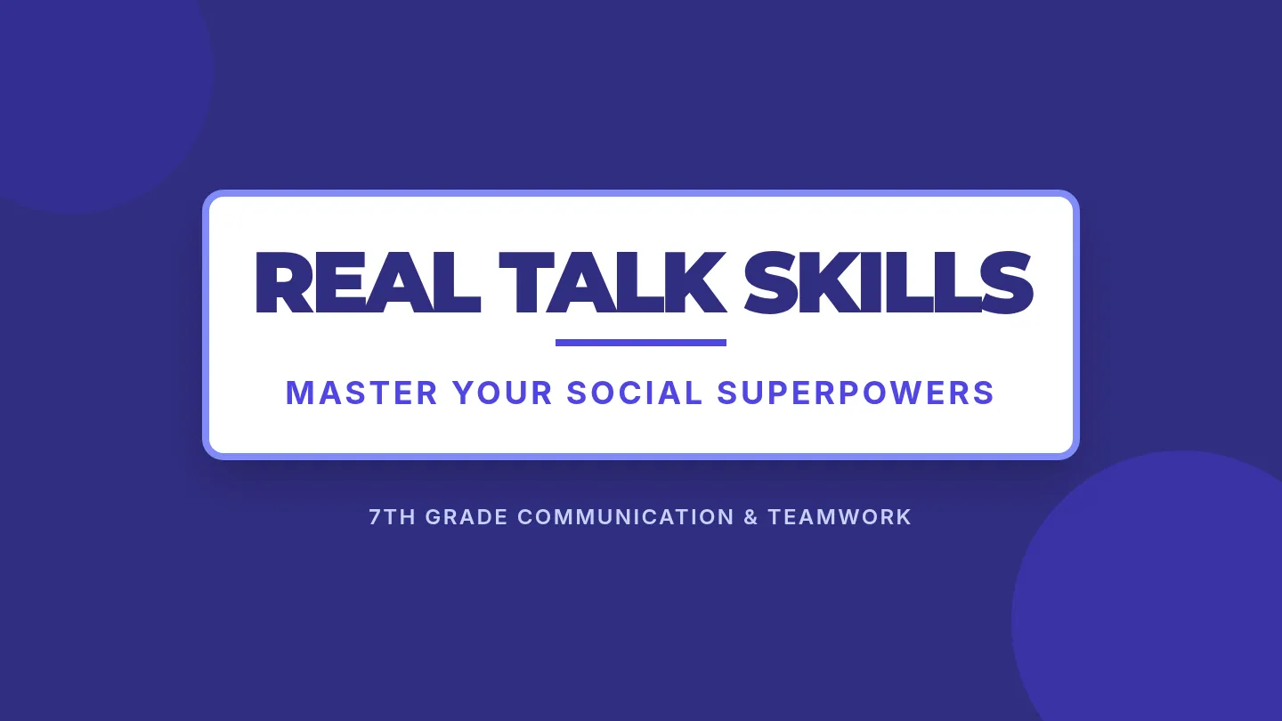Real Talk Skills Presentation