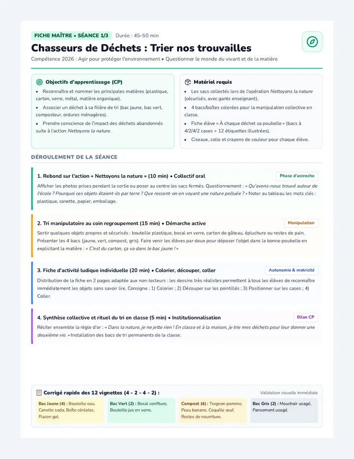 Guide Tri Enseignant