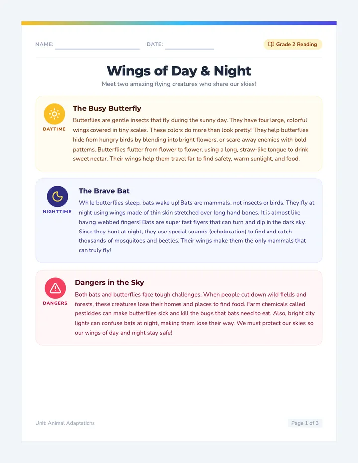 Sky Buddies Student Packet page 1