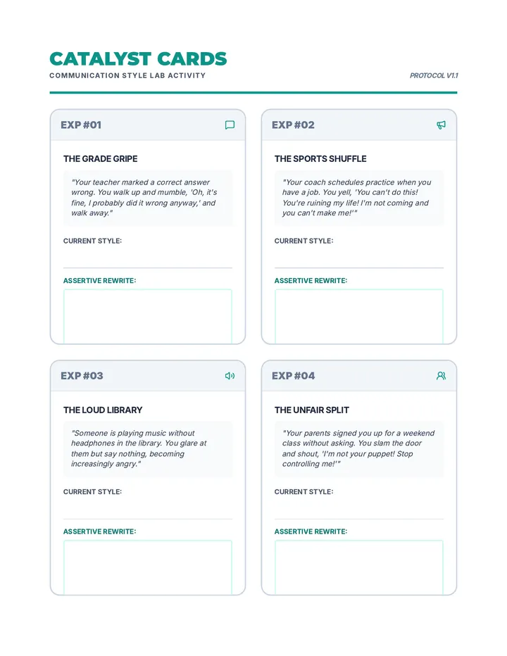 Communication Catalyst Cards