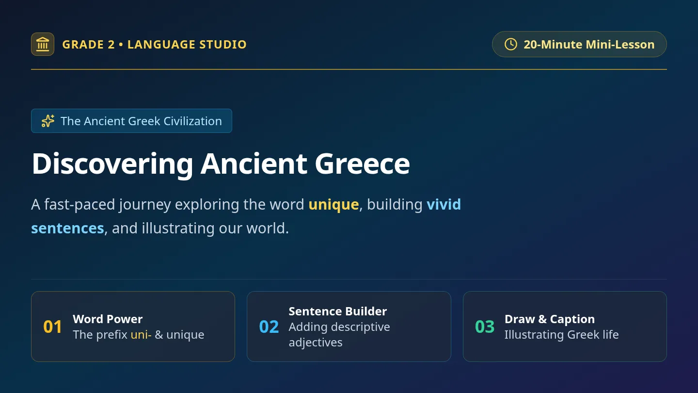 Ancient Greece Mini Lesson Slides