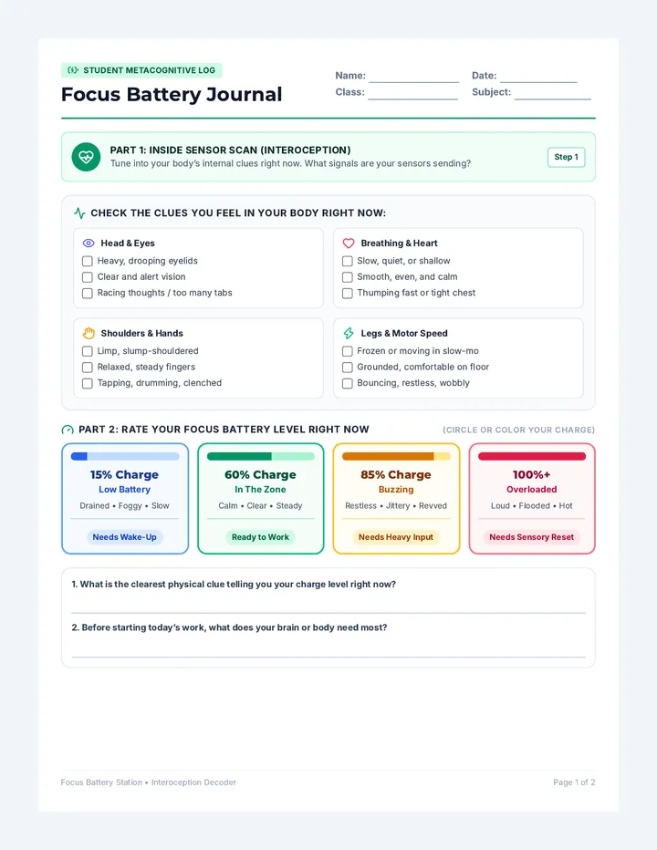 Battery Meter Journal