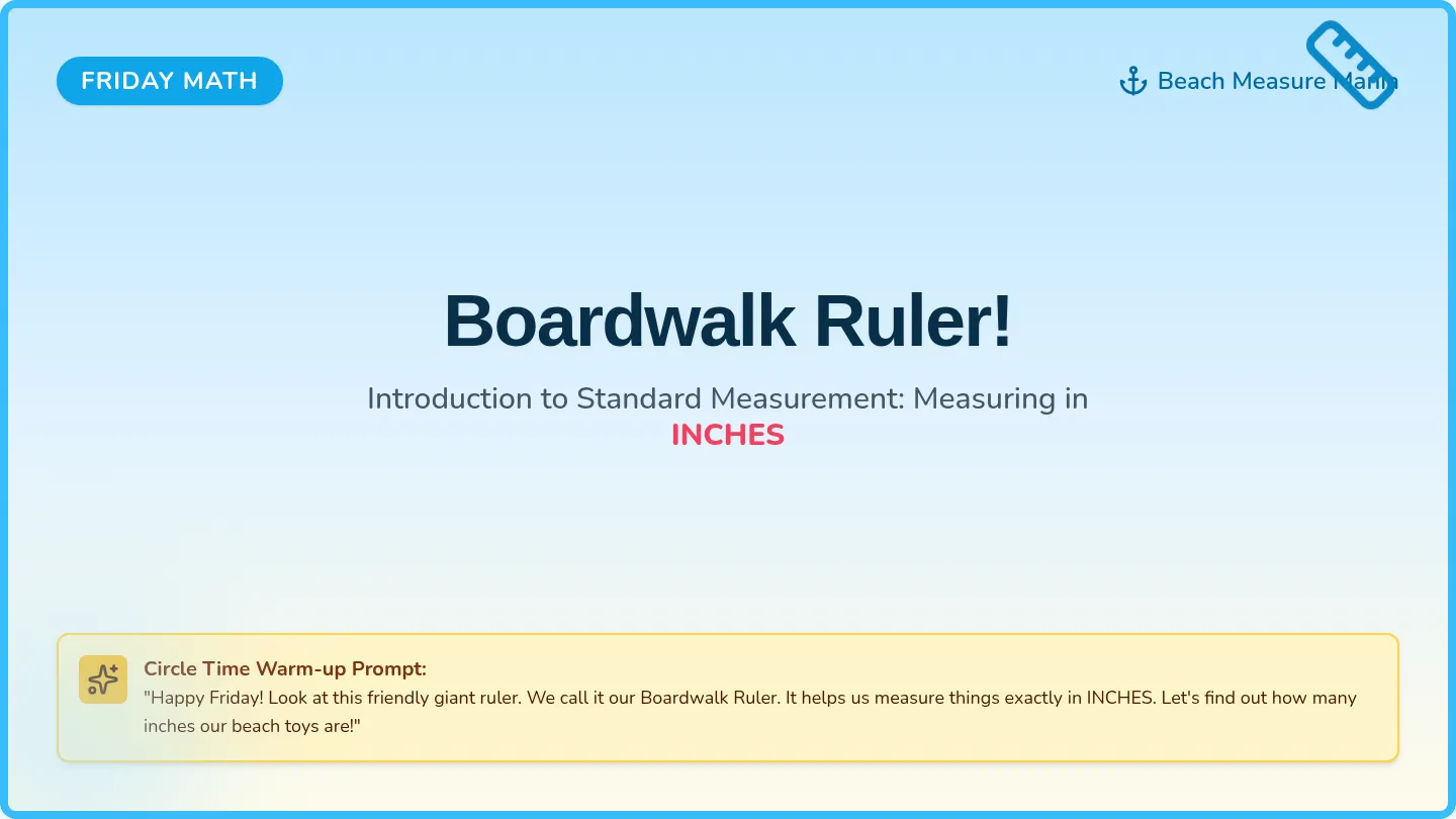 Boardwalk Ruler Slides