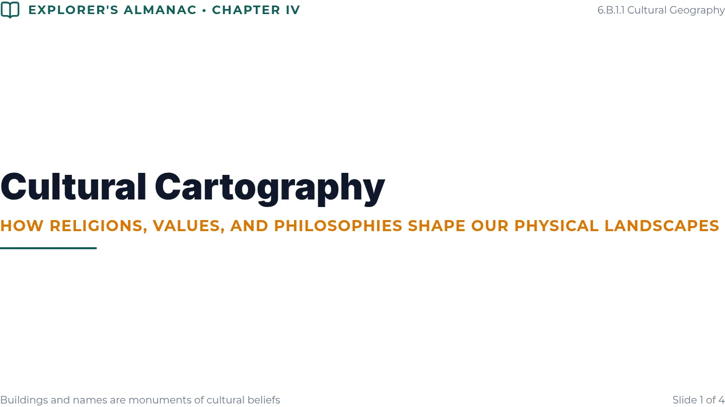 Cultural Cartography Slides