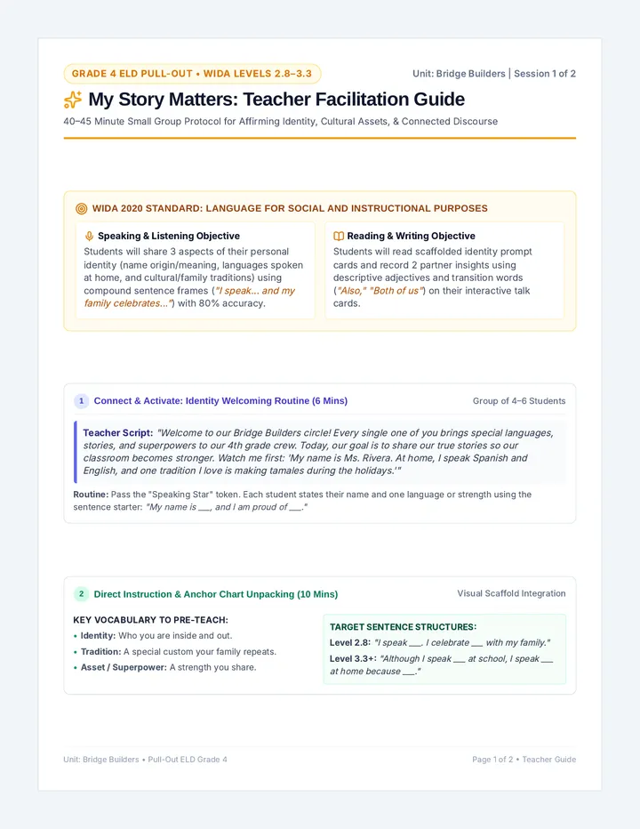 Story Matters Teacher Guide