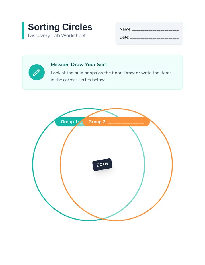 Sorting Circles Worksheet