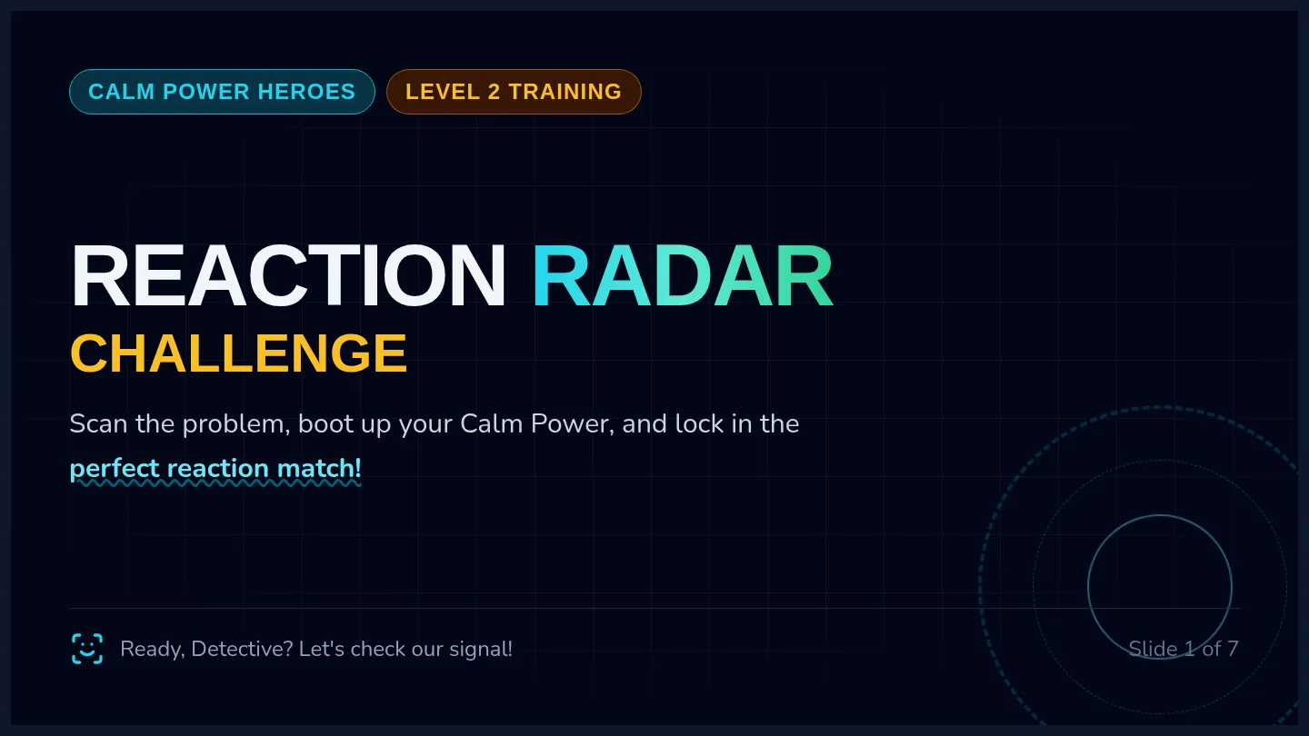 Reaction Radar Slides