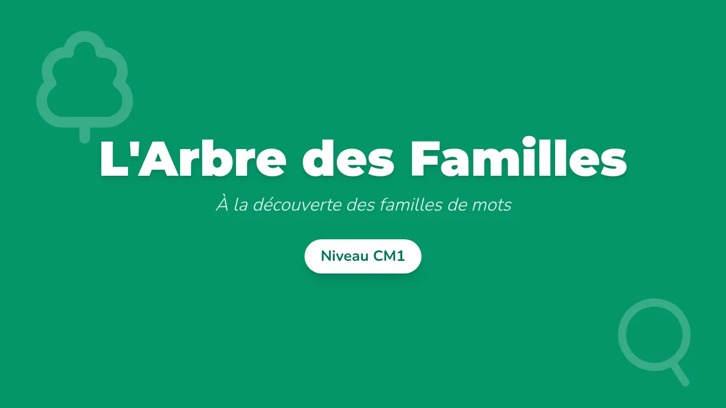 L'Arbre des Familles Présentation