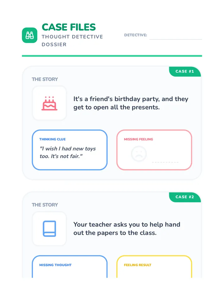 Case Files Worksheet