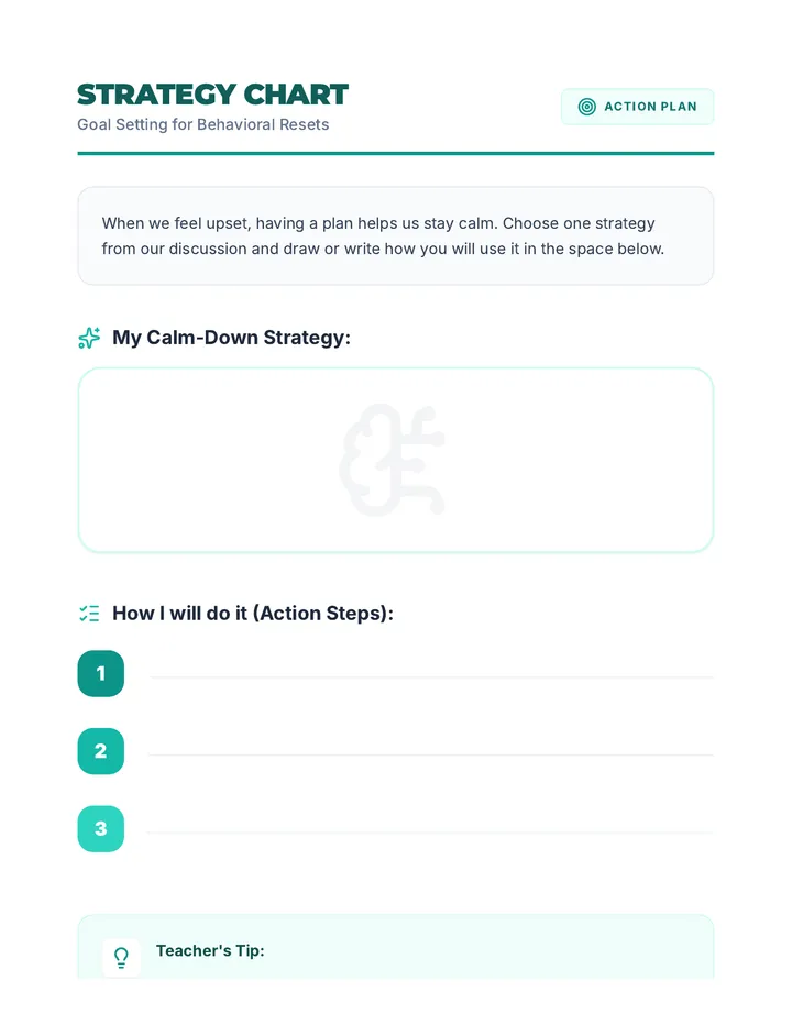 Goal Setting Chart Activity