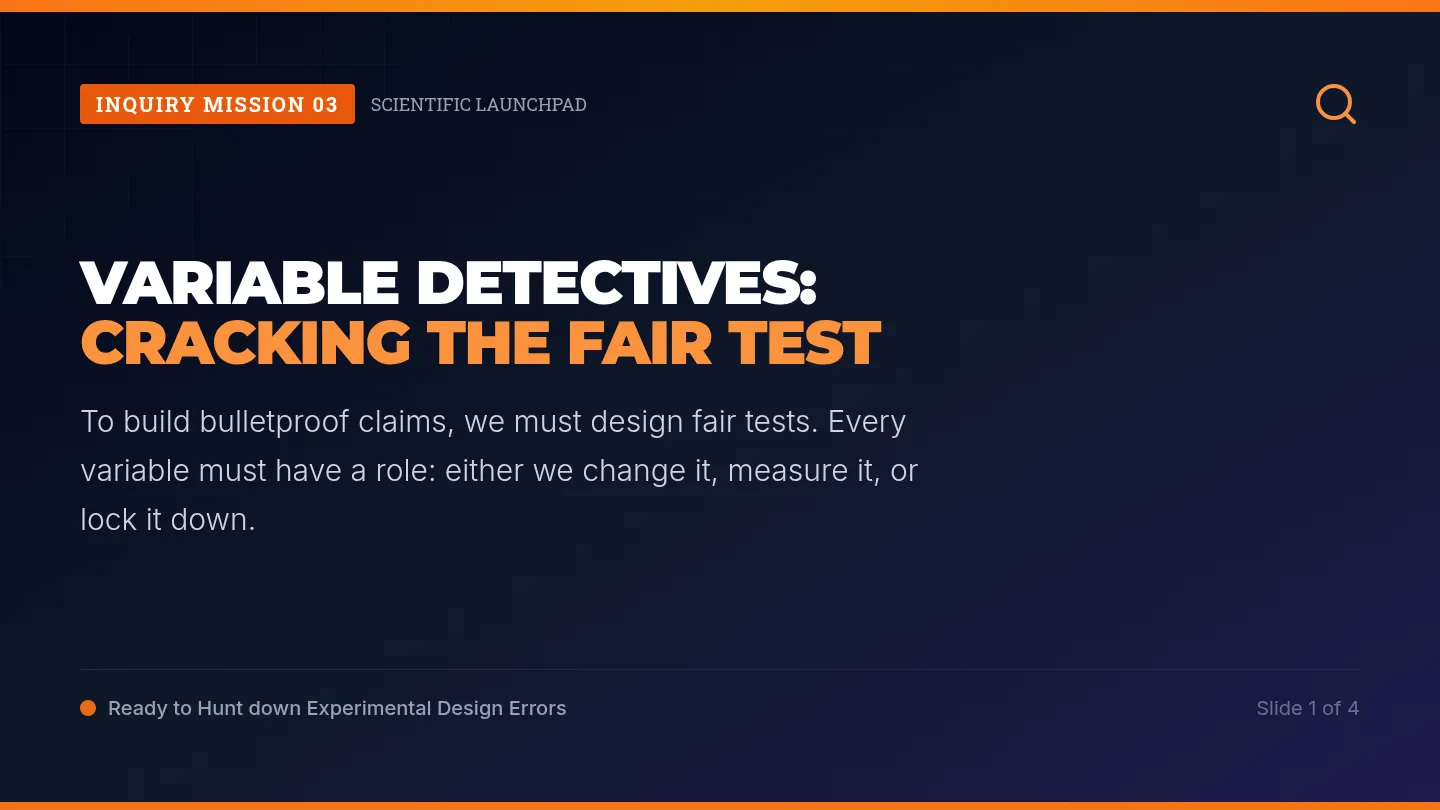 Variable Detectives Slides