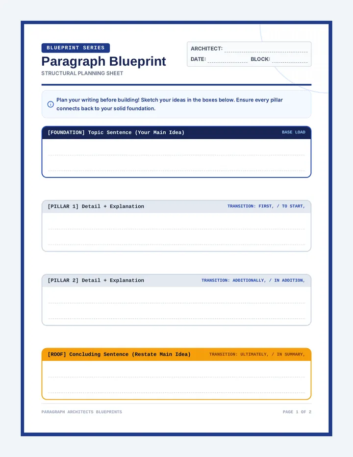 Paragraph Architects Organizer