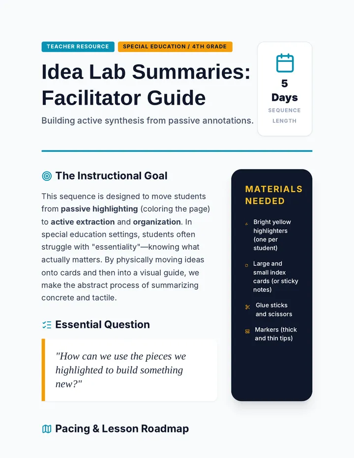Idea Lab Facilitator Guide