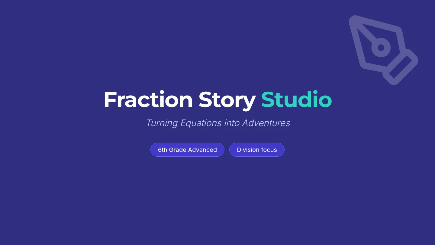 Fraction Story Slides