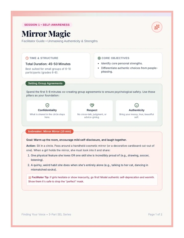 Mirror Magic Facilitator Guide