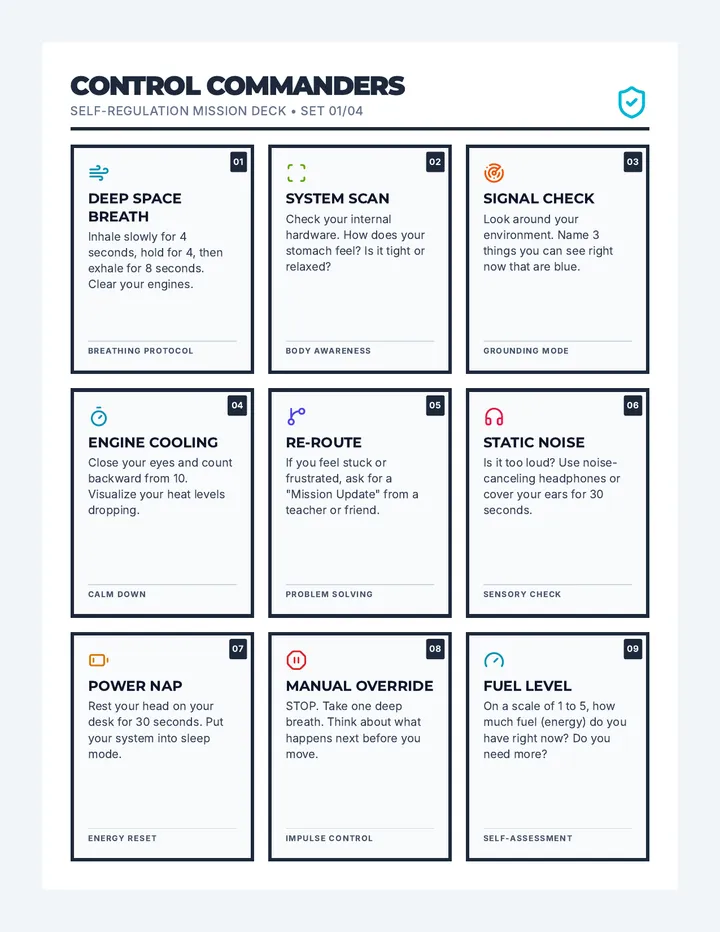 Control Commanders Cards Document page 1
