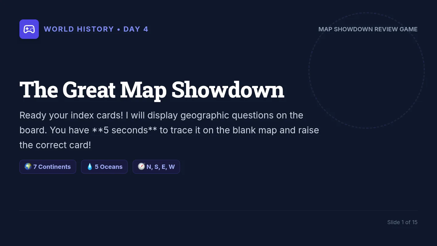 Map Showdown Slides