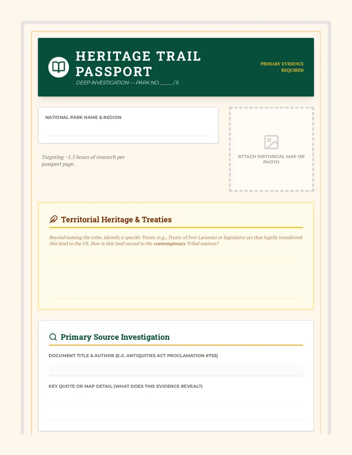 Heritage Trail Passport