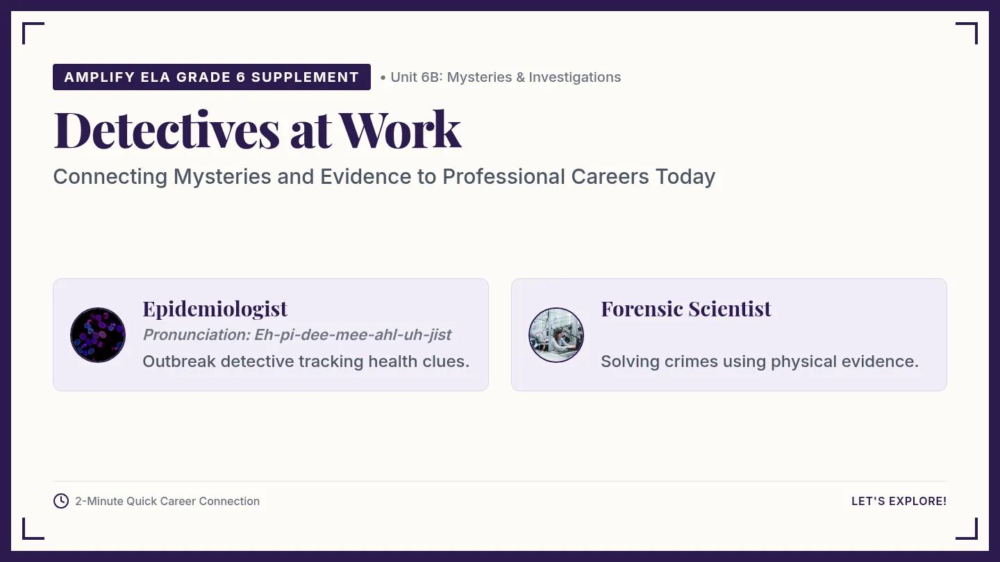 Detectives at Work Slides