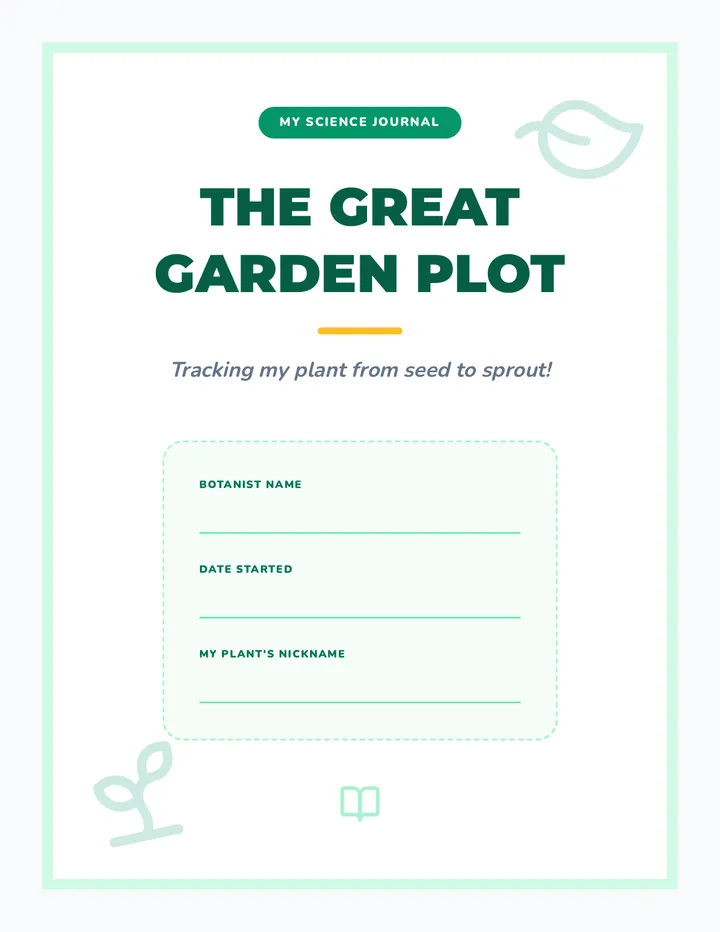 Garden Observation Journal