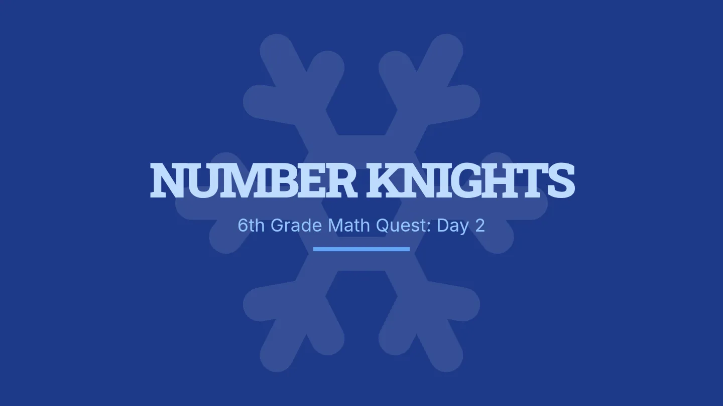 Number Knights Slides