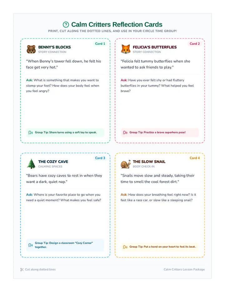 Calm Critters Cards