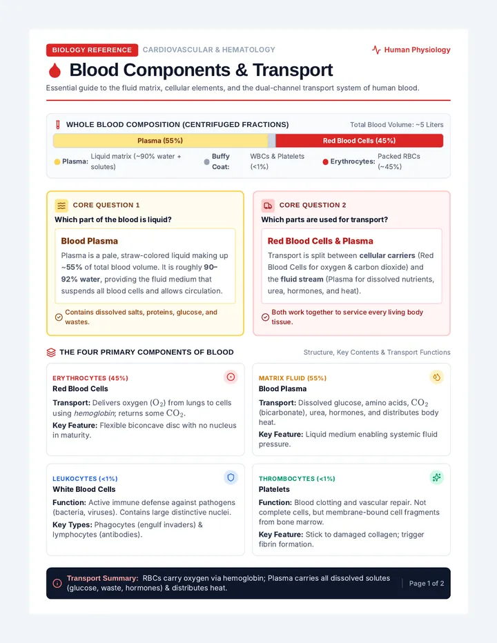 Blood Science Study Guide