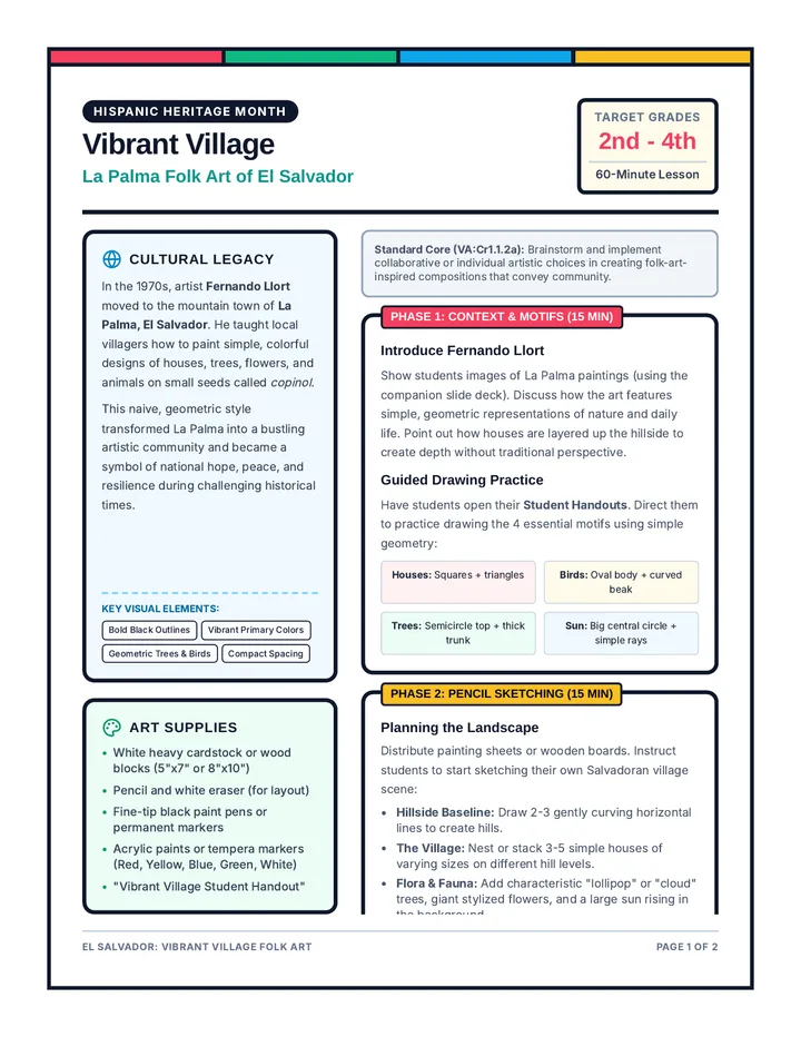 Vibrant Village Teacher Guide
