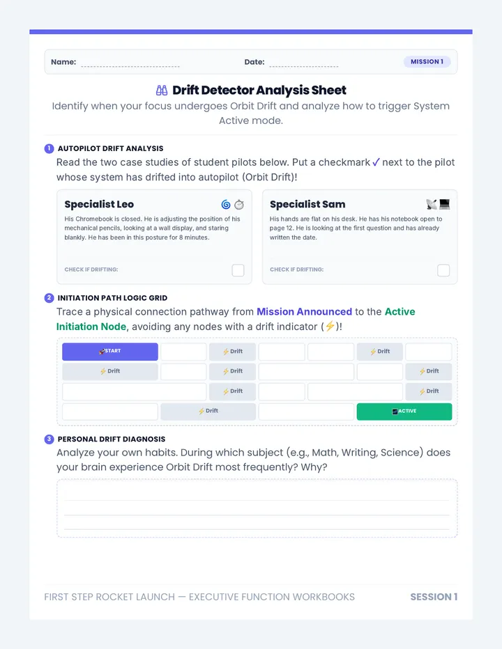 Mind Spotters Activity Sheet