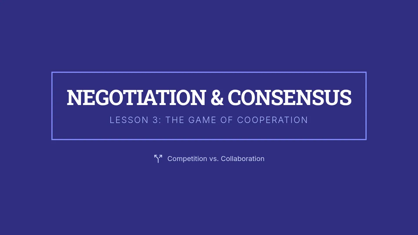 Consensus Building Slides