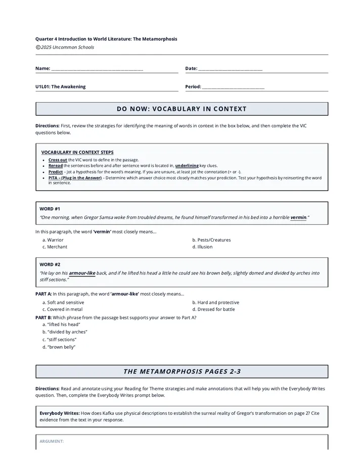 Samsa Study Worksheet 1 v2