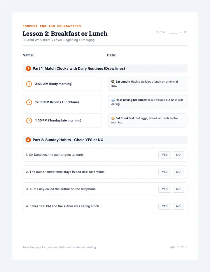 Routine Checker Worksheet