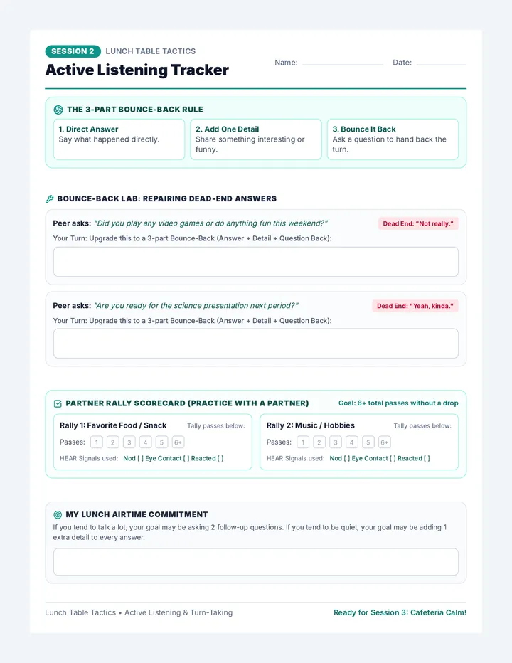 Active Listening Tracker