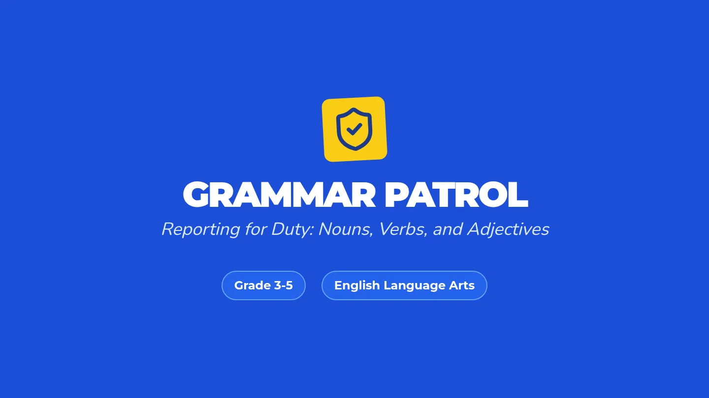 Grammar Patrol Slides