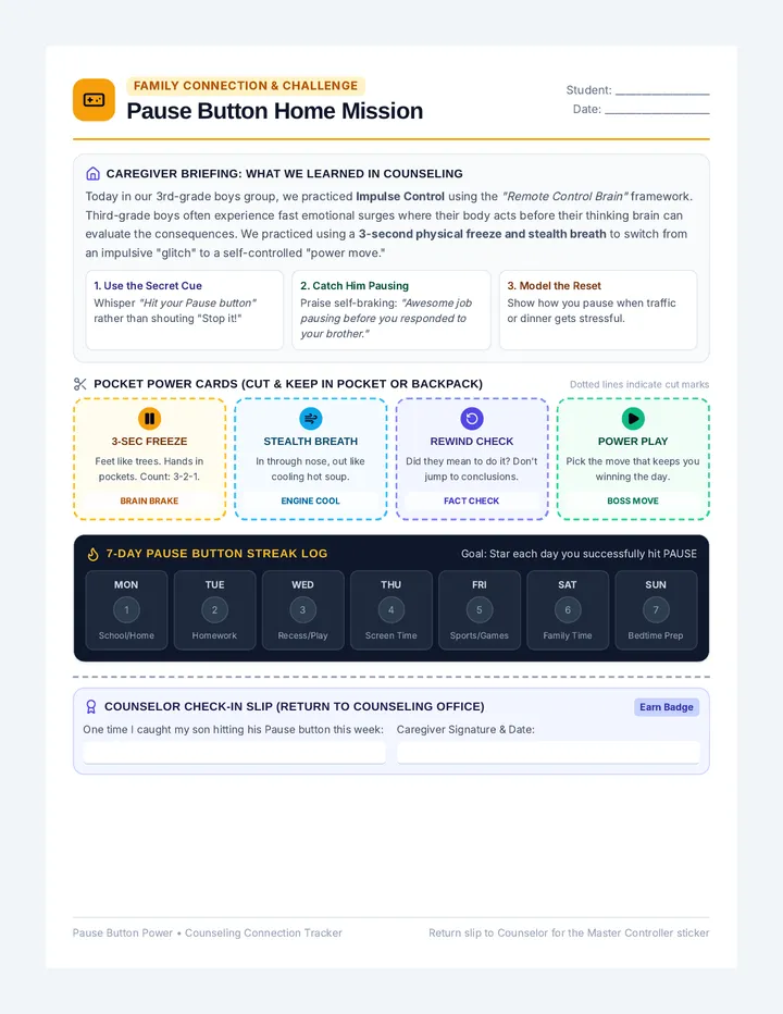 Pause Mission Home Tracker