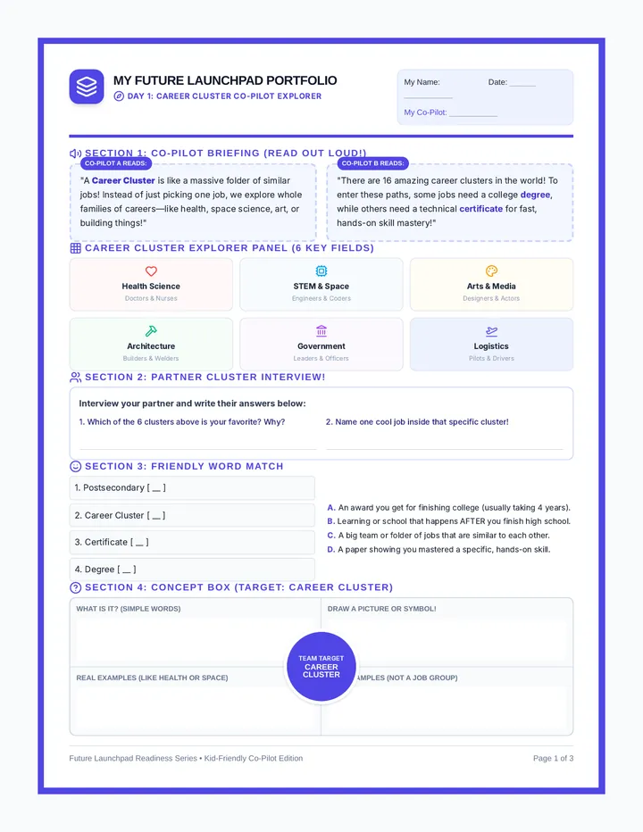 Day 1 Pathways Workbook