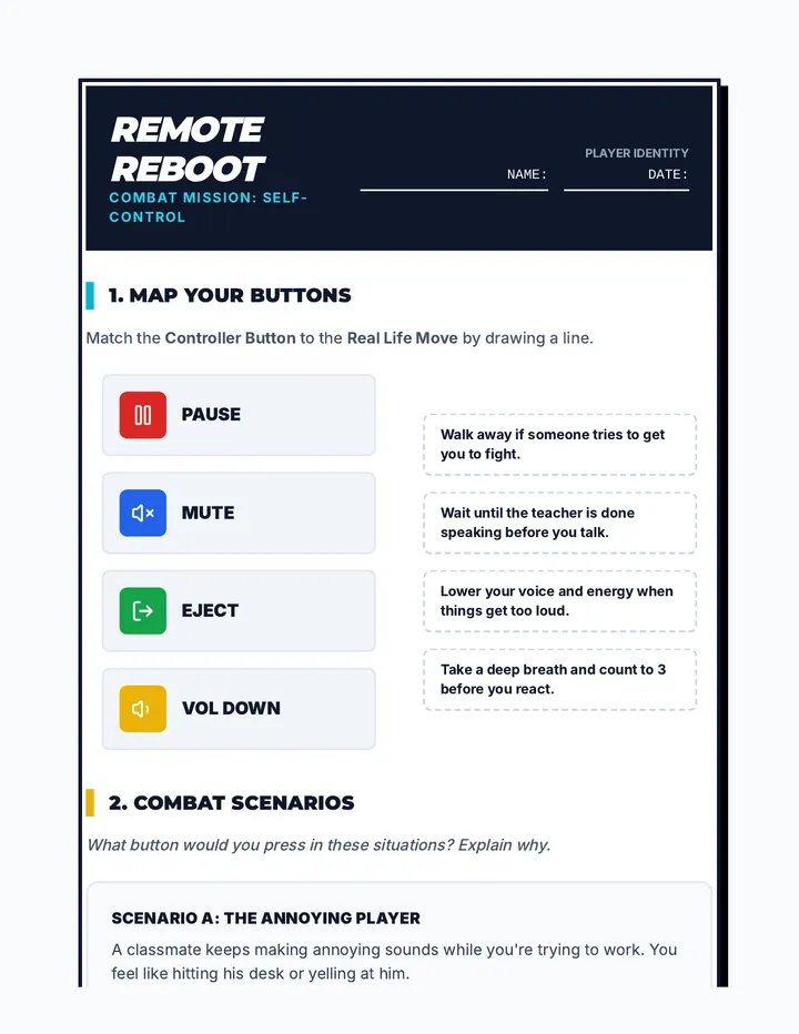 Remote Reboot Reflection Handout