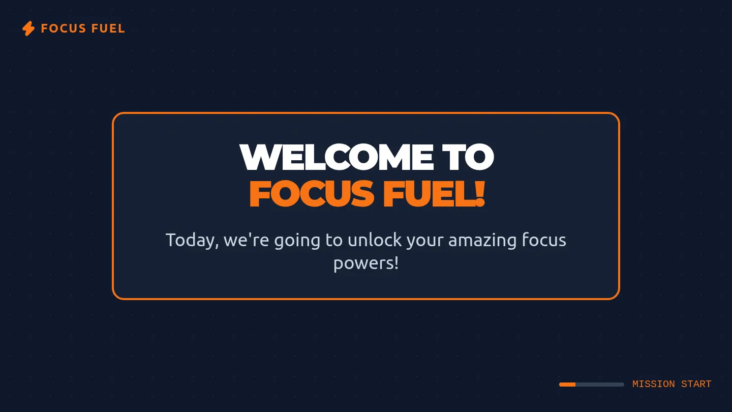 ADHD Focus Fuel Presentation